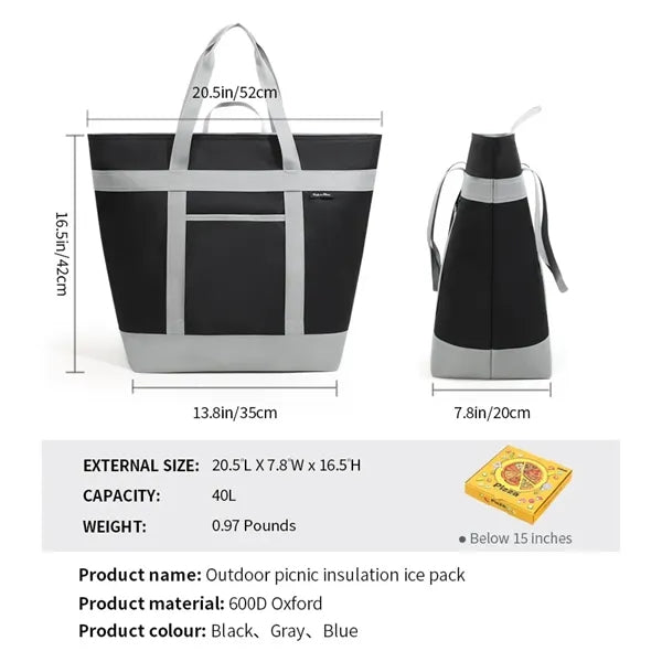 40L Insulated Cooler Bag