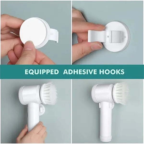 Electric Cleaning  with 3 Brush Heads