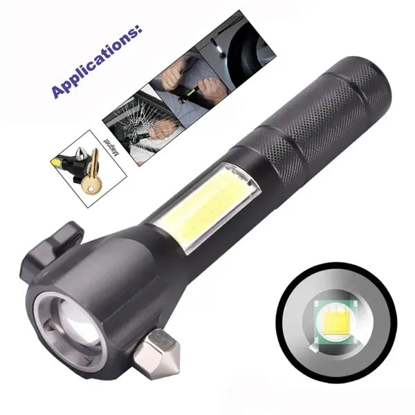 Multifunctional Flashlight/Safety Tool