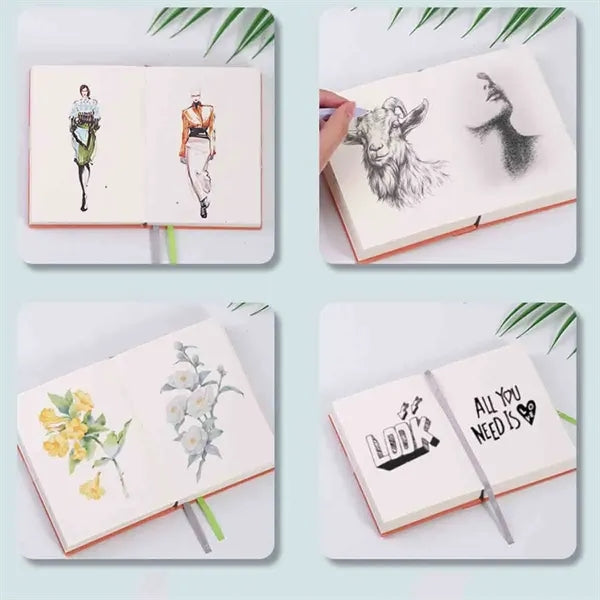 A6 Portable Blank Notebook