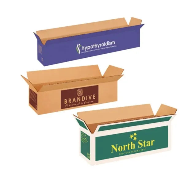 Long Boxes - Brown (Printed)