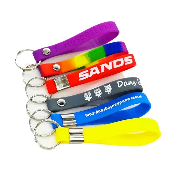 Silicone Wristband Keychain