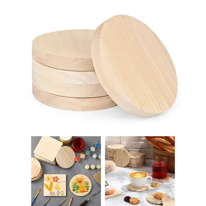 Personalized Solid Wood Coasters