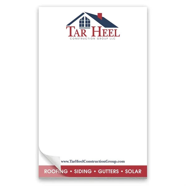 Paper Note Pad 3 1/2 x 5 1/2, 25 pages, w/ magnet