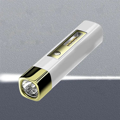 Portable strong light flashlight with power bank