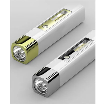 Portable strong light flashlight with power bank