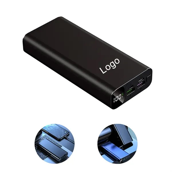 20000mAh Power Bank with 3 Output ports and LCD Display