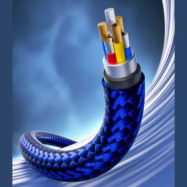 4FT Upgraded 3 in 1 Fast Charging Cable for Multi divices