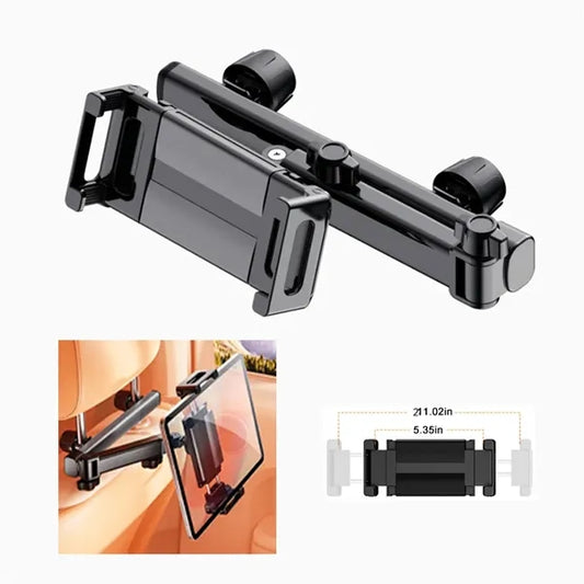 Adjustable Car Headrest Tablet Holder
