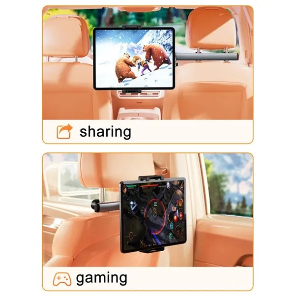Adjustable Car Headrest Tablet Holder