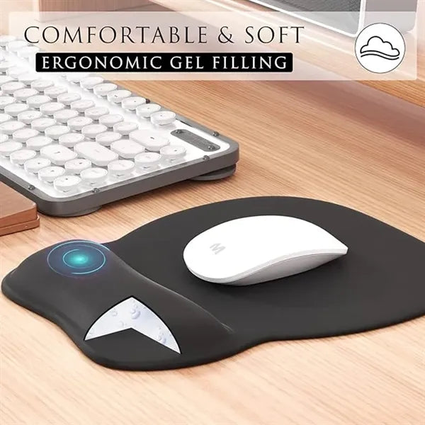 Ergonomic Mouse Pad with Gel Wrist Rest