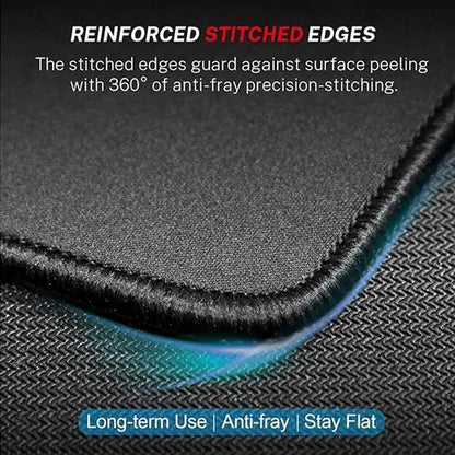 Mouse Pad with Non-Slip Rubber Base