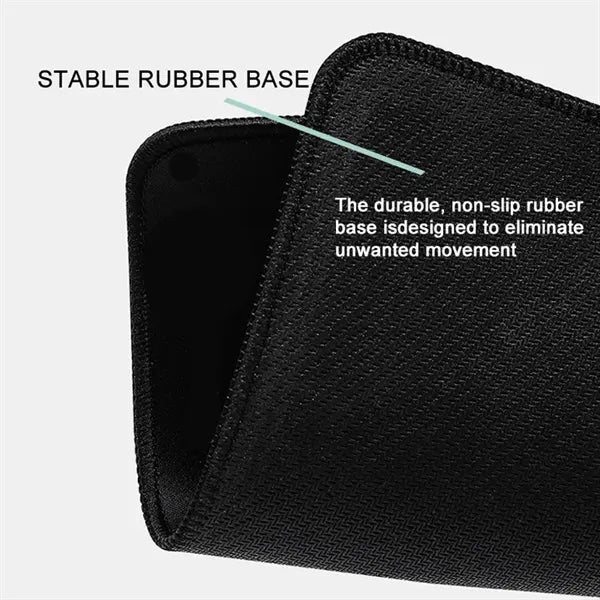 Mouse Pad with Non-Slip Rubber Base