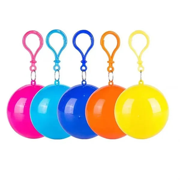 Waterproof Raincoats in Keychain Ball