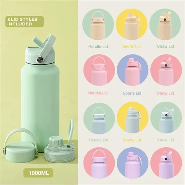 33 oz Stainless Steel Double Wall Vacuum Insulated Bottle