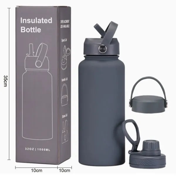33 oz Stainless Steel Double Wall Vacuum Insulated Bottle