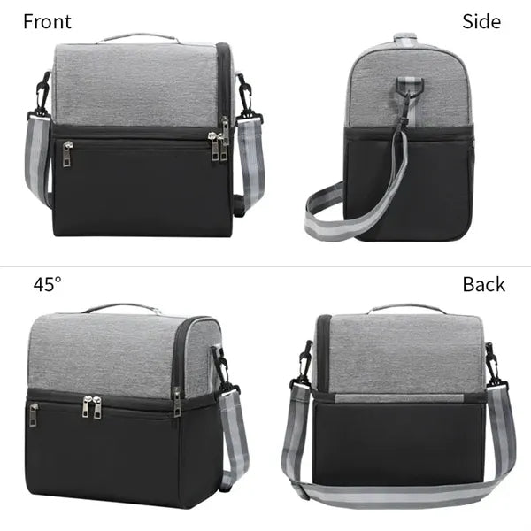 Two-Tone Colors Lunch Bag