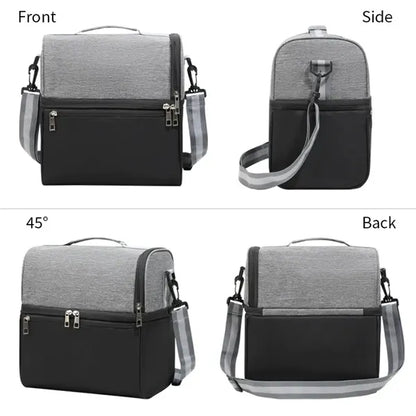 Two-Tone Colors Lunch Bag