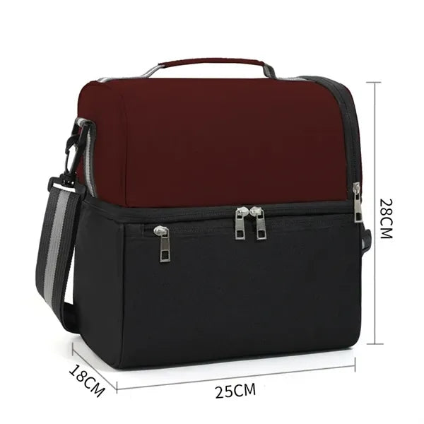 Two-Tone Colors Lunch Bag