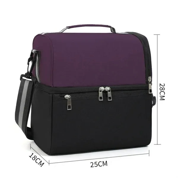 Two-Tone Colors Lunch Bag