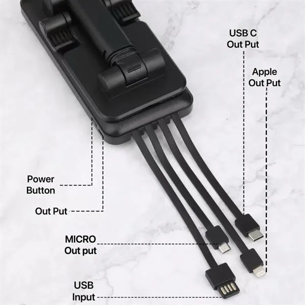 Portable Power Bank Mobile Charger Phone Stand