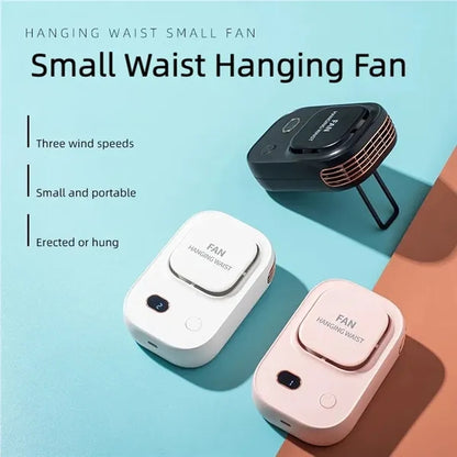 Portable Neck Fan with Lanyard and Bracket