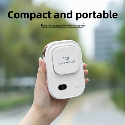 Portable Neck Fan with Lanyard and Bracket