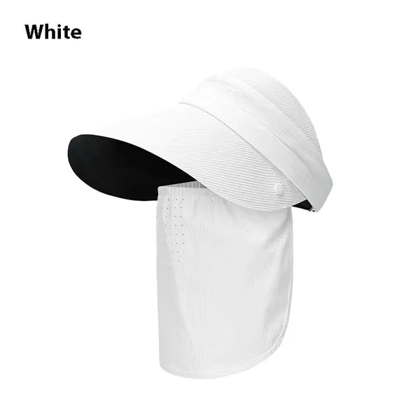 2-in-1 Convertible Sun Hat with Detachable Face Shield