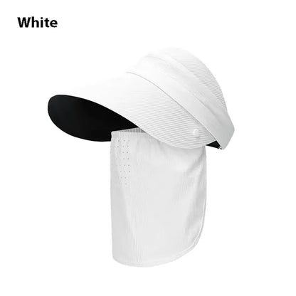 2-in-1 Convertible Sun Hat with Detachable Face Shield
