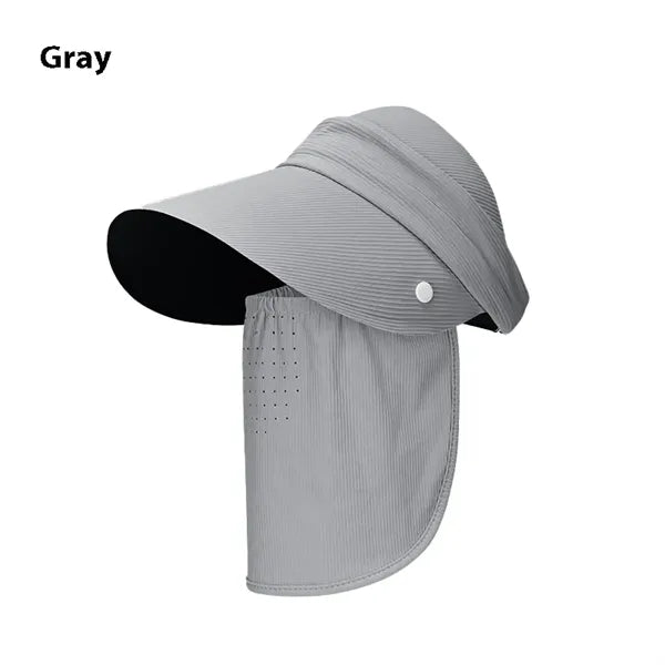 2-in-1 Convertible Sun Hat with Detachable Face Shield