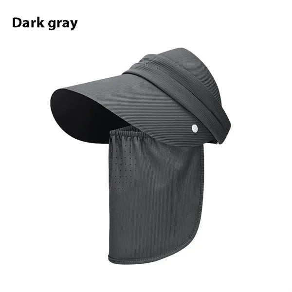 2-in-1 Convertible Sun Hat with Detachable Face Shield