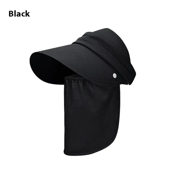 2-in-1 Convertible Sun Hat with Detachable Face Shield