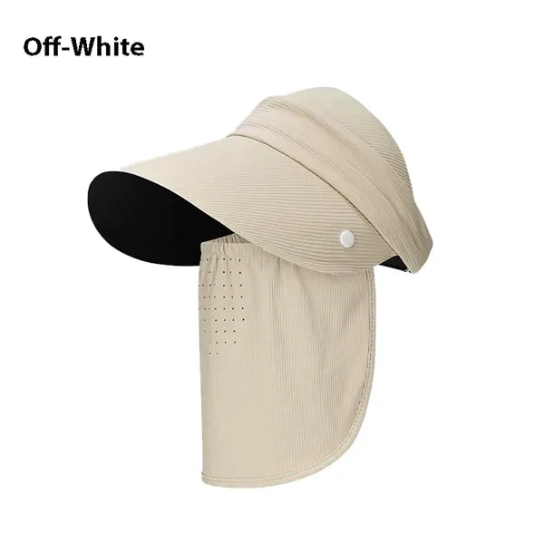 2-in-1 Convertible Sun Hat with Detachable Face Shield