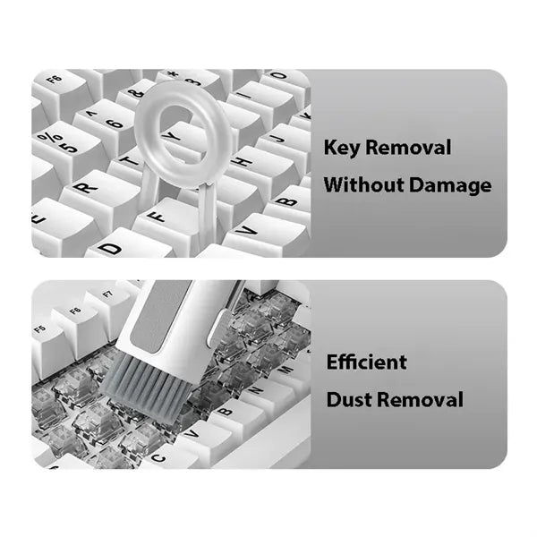 6-in-1 ABS Keyboards Bluetooth Earbuds Cleaning Kit