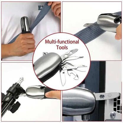 Ultra Bright Flashlight With Multi Emergency Tool "
