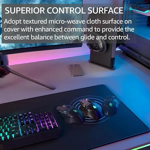 Large Mouse Pad with Non-Slip Base