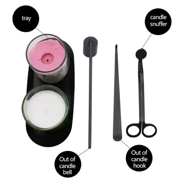 4 in 1 Stainless Steel Candle Extinguishing Tools Set