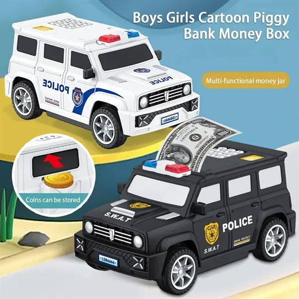 Children's Creative Piggy Bank  Money Saving Jar