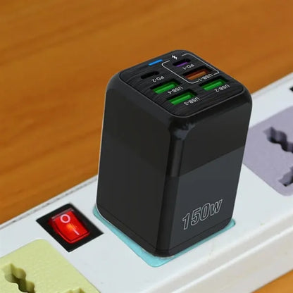 150W 6 Port USB Wall Charger with US Plug