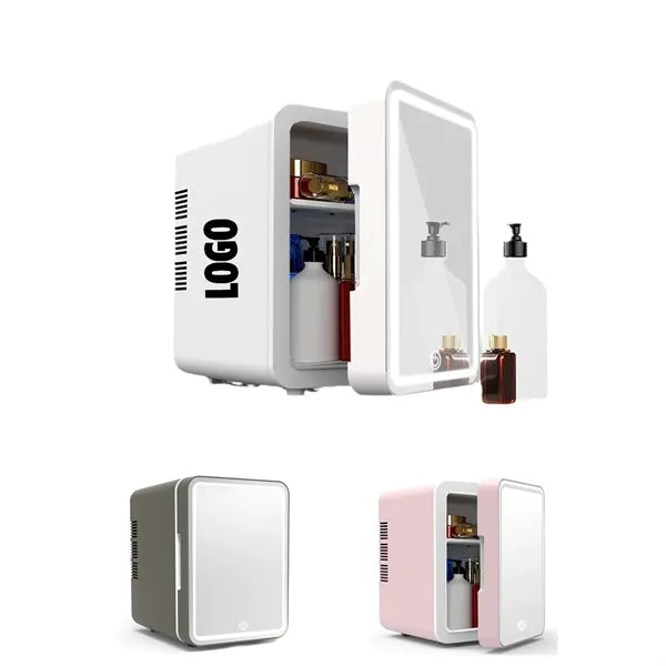Skincare Fridge with Mirror