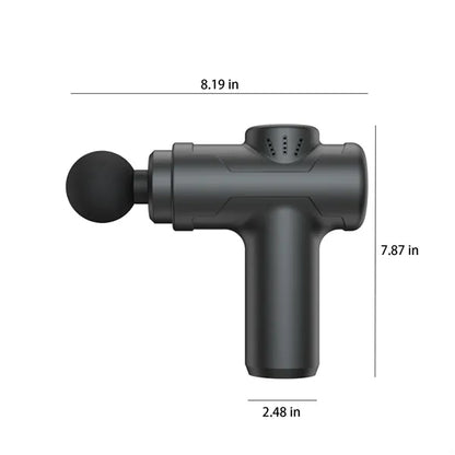 Portable LCD Massage Gun Deep Tissue Muscle Relief Electric