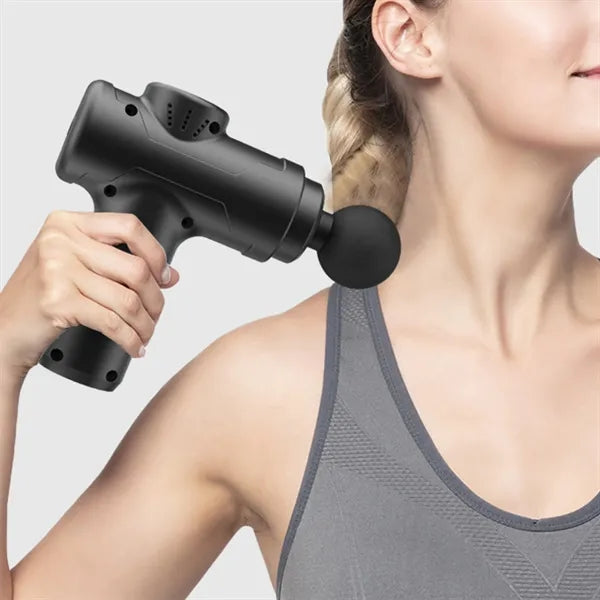 Portable LCD Massage Gun Deep Tissue Muscle Relief Electric