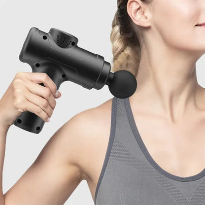 Portable LCD Massage Gun Deep Tissue Muscle Relief Electric