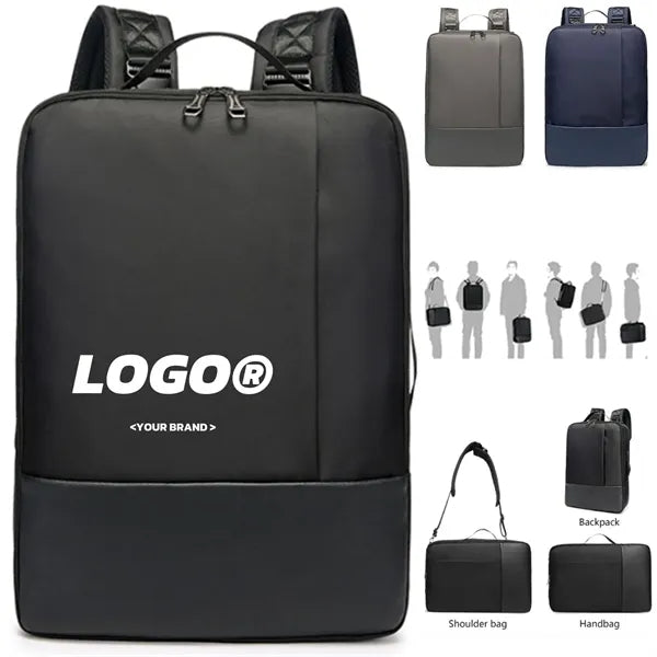 Convertible Laptop Backpack Briefcase Shoulder Strap Handle