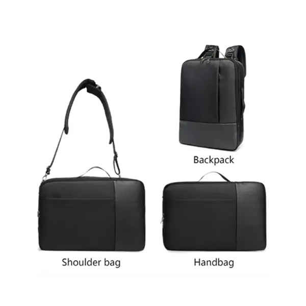 Convertible Laptop Backpack Briefcase Shoulder Strap Handle