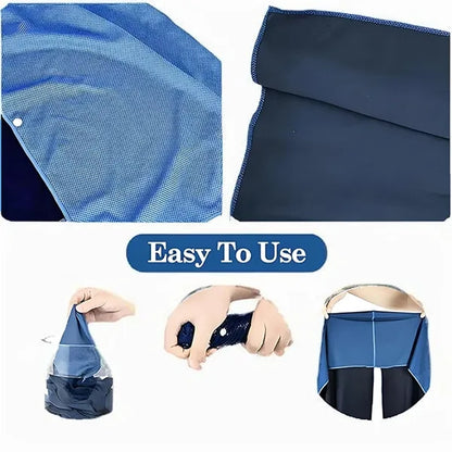 Breathable UPF 50 Quick-Dry Cooling Outdoor Hoodie Towel