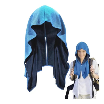 Breathable UPF 50 Quick-Dry Cooling Outdoor Hoodie Towel