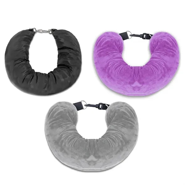 Travel Pillow with Storage  Fillable Packing Neck