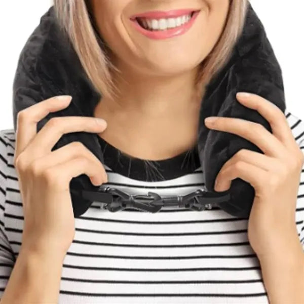 Travel Pillow with Storage  Fillable Packing Neck
