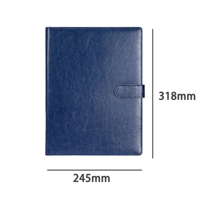 PU Leather A4 Portfolio Folder with Clipboard